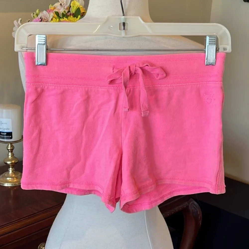 Justice Bright Pink Comfy Shorts